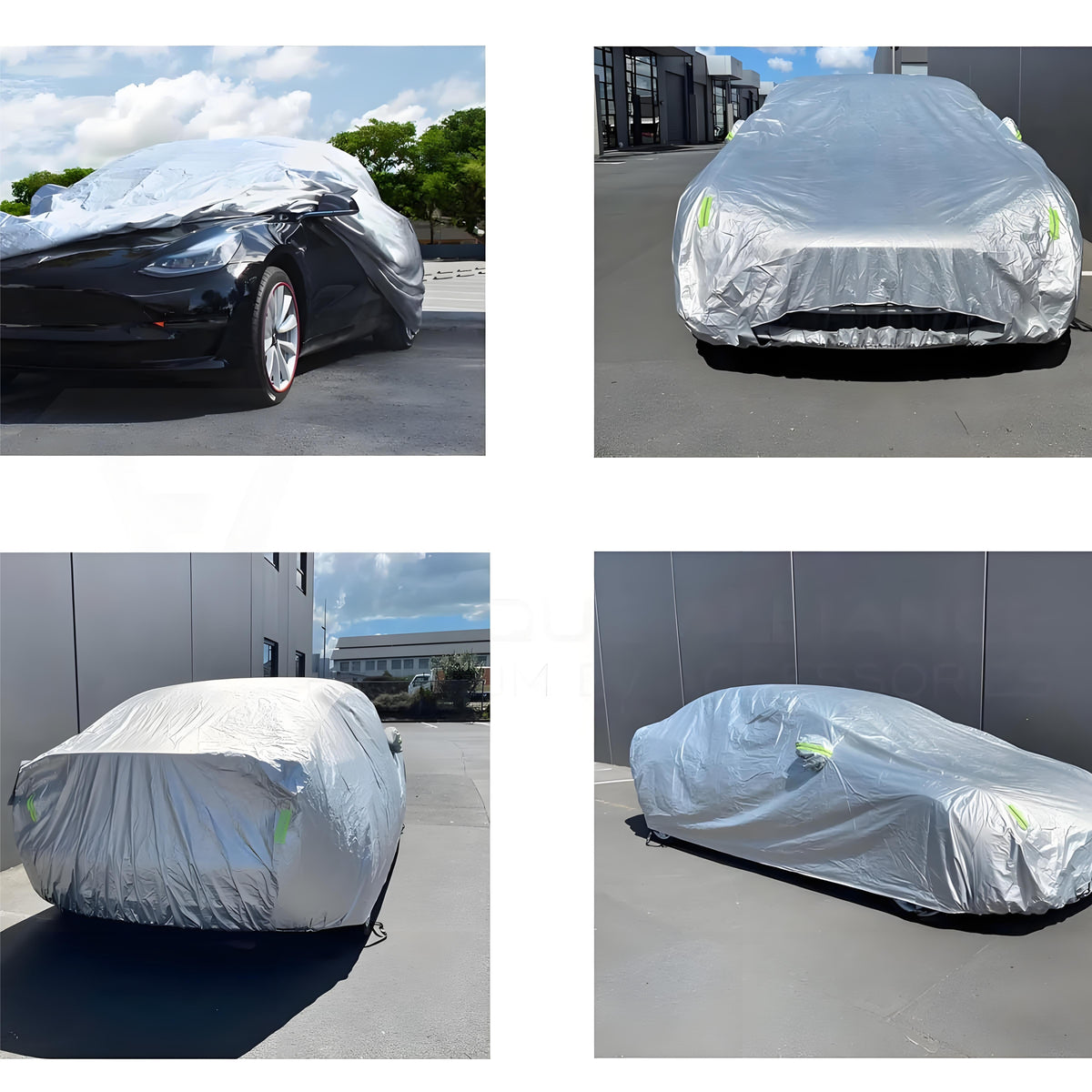 All-Weather Car Cover for Model 3/Y/S | Waterproof Oxford | Car Accessories