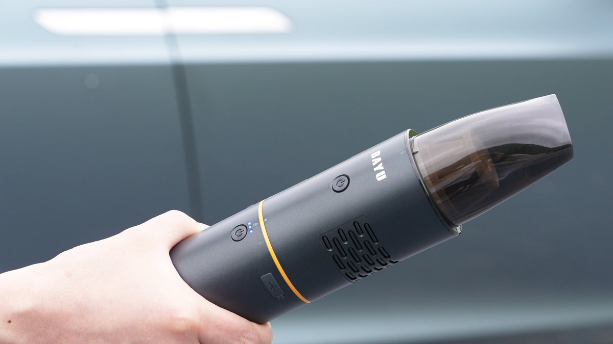 BAYU Cordless Handheld Car Vacuum – 19,500Pa Suction, 60 Min Runtime