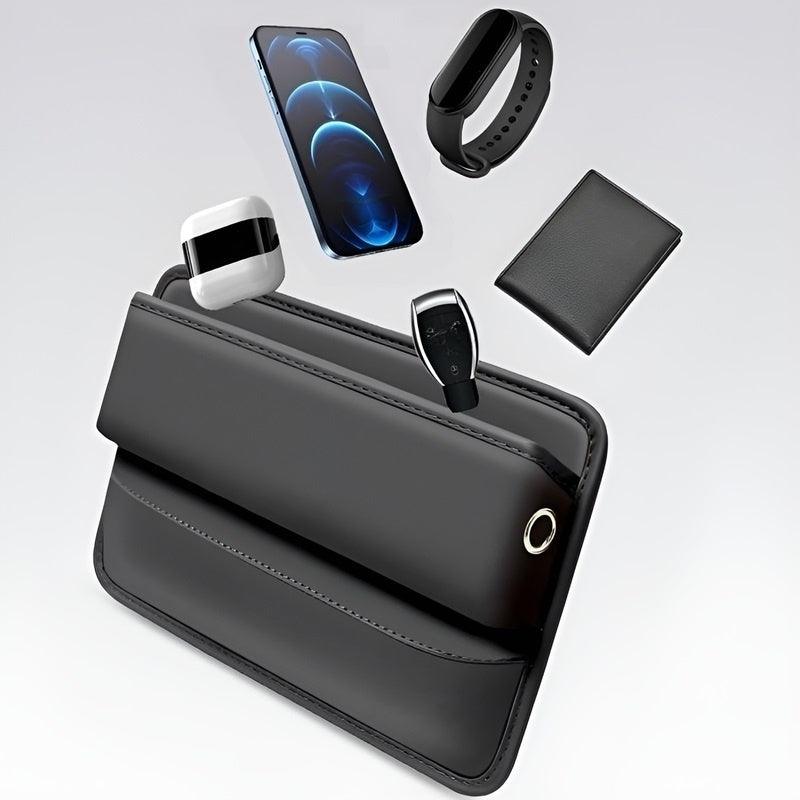 Leather Car Seat Gap Storage Box | Car Accessories