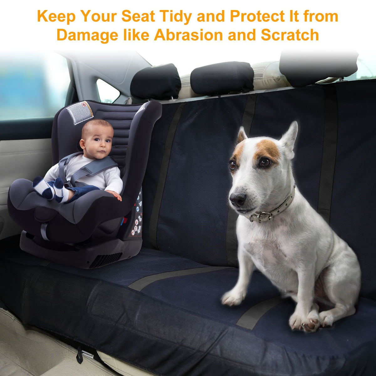 Universal Car Seat Covers | 9-Piece Full Set | Car Accessories