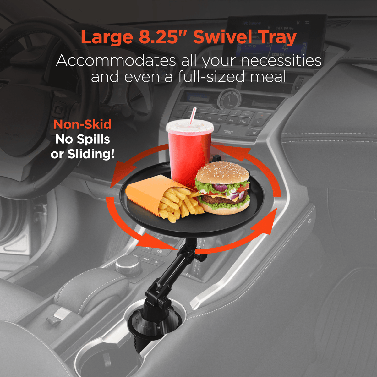 HyperGear Car Caddy Cup Holder with Phone Mount