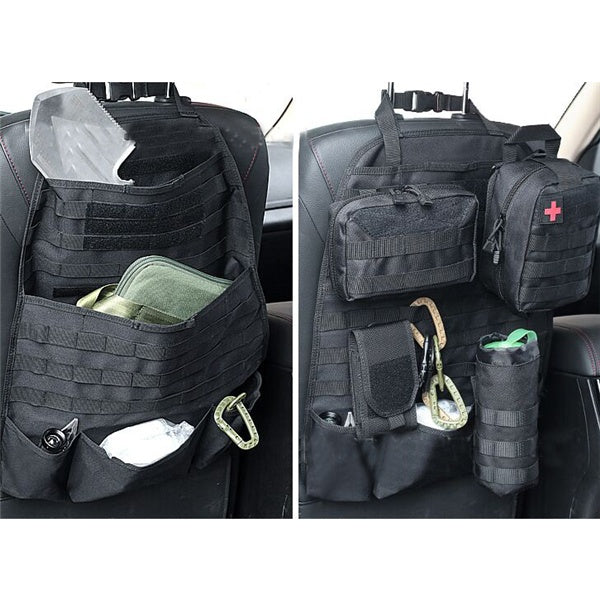 Multi-function Tactical Universal Car Back Seat Organizer Cover Bag | Car Accessories