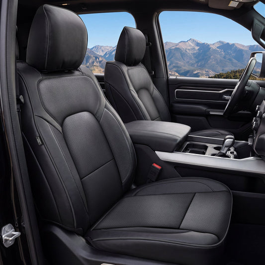 Dodge RAM Car Seat Covers | Nappa Waterproof Leather | Car Accessories