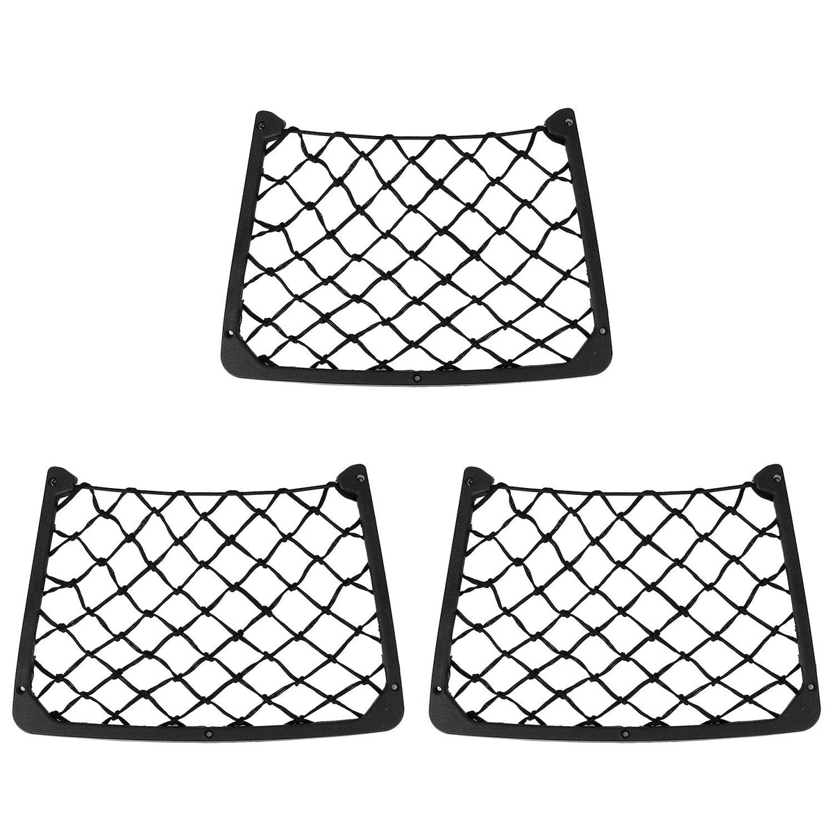 3-Piece Mesh Car Seat Side Storage Pockets | Car Accessories