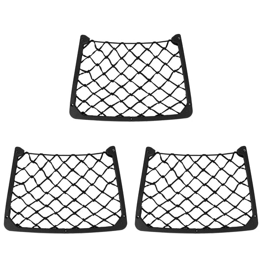 3-Piece Mesh Car Seat Side Storage Pockets | Car Accessories