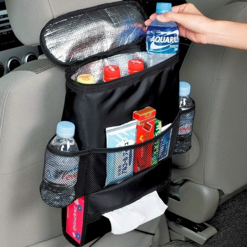Universal Car Seat Back Organizer – Multi-Pocket Storage Bag | Car Accessories