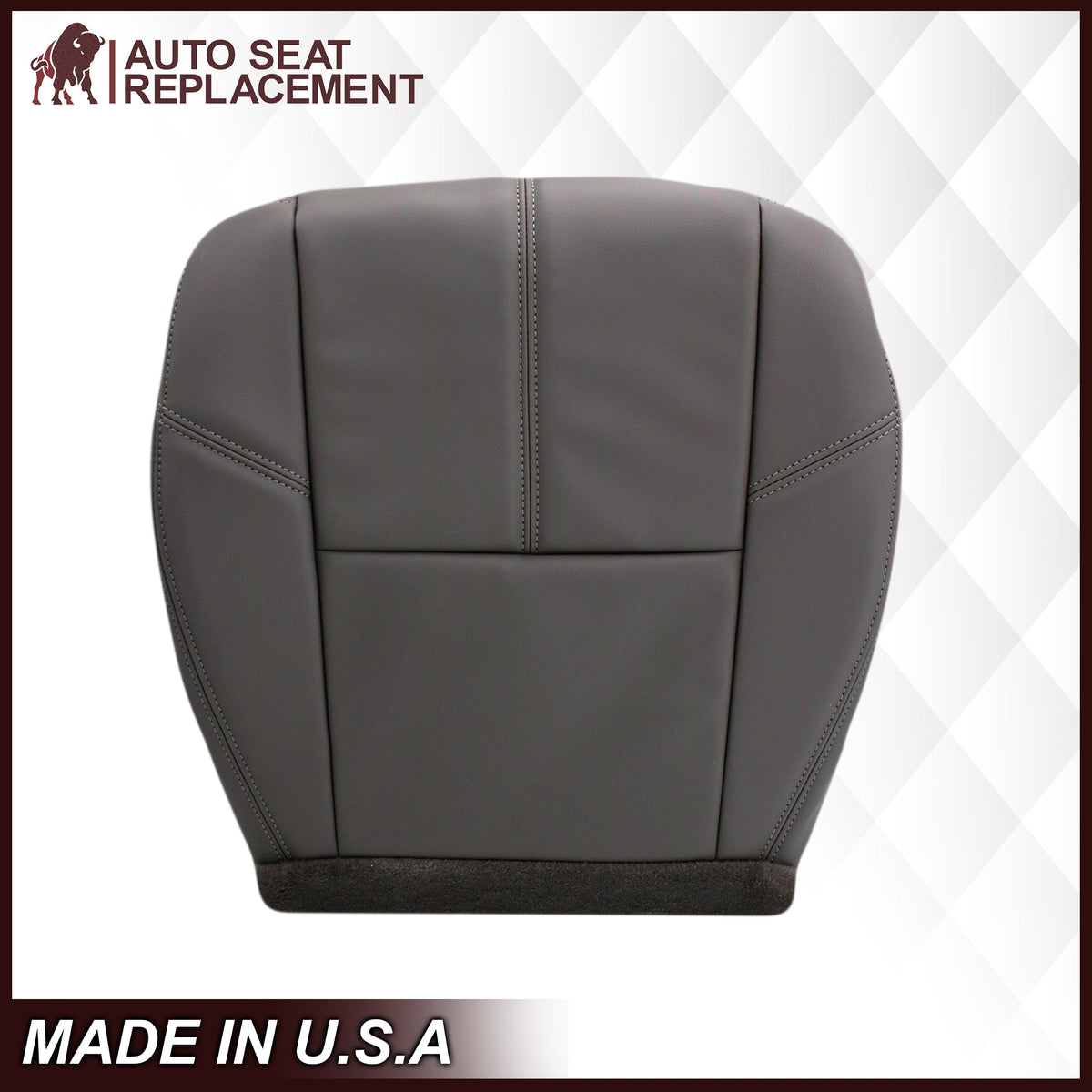 2007-2014 GMC Sierra & Chevy Silverado Work Truck Seat Cover in Dark Titanium Gray: Choose From Variation