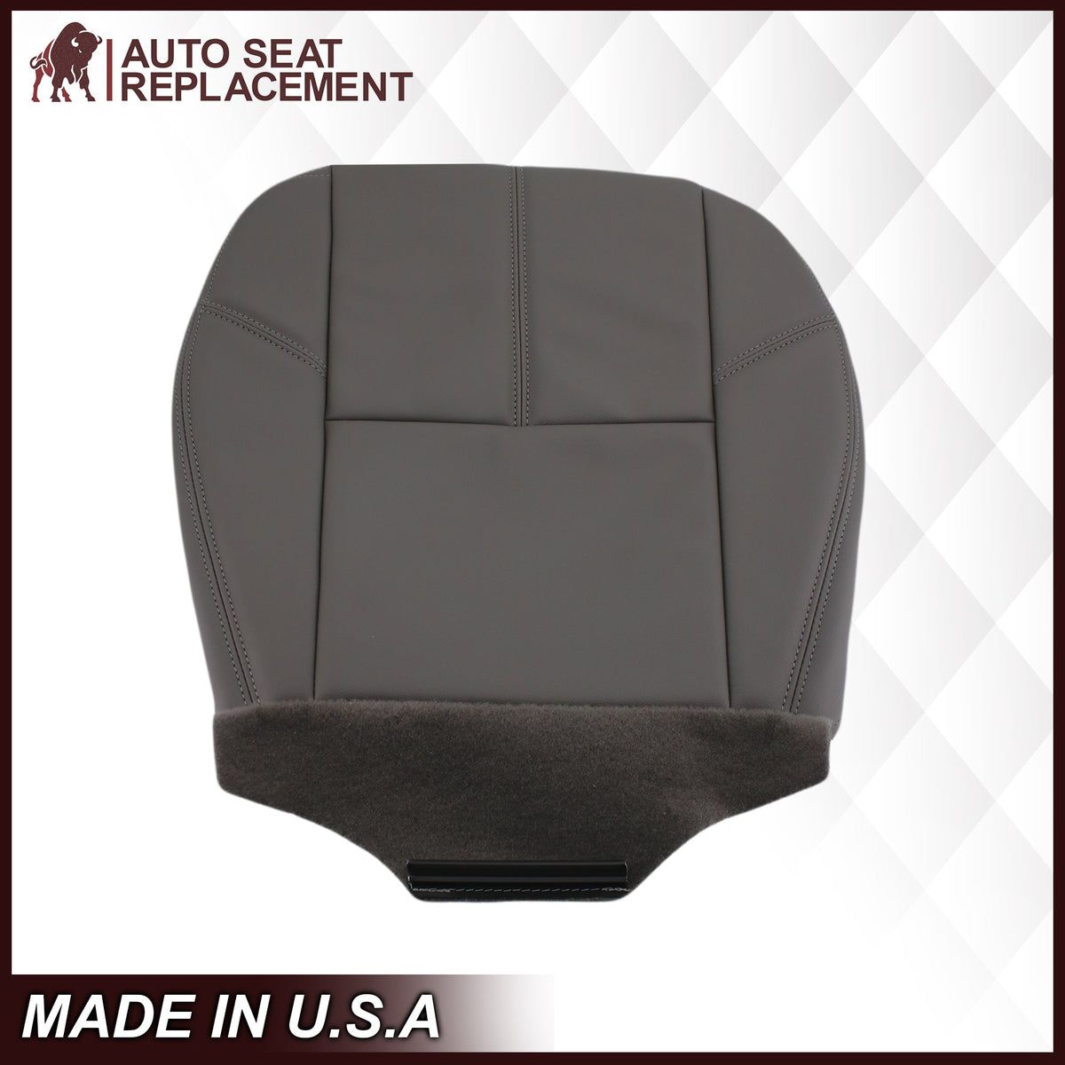 2007-2014 GMC Sierra & Chevy Silverado Work Truck Seat Cover in Dark Titanium Gray: Choose From Variation