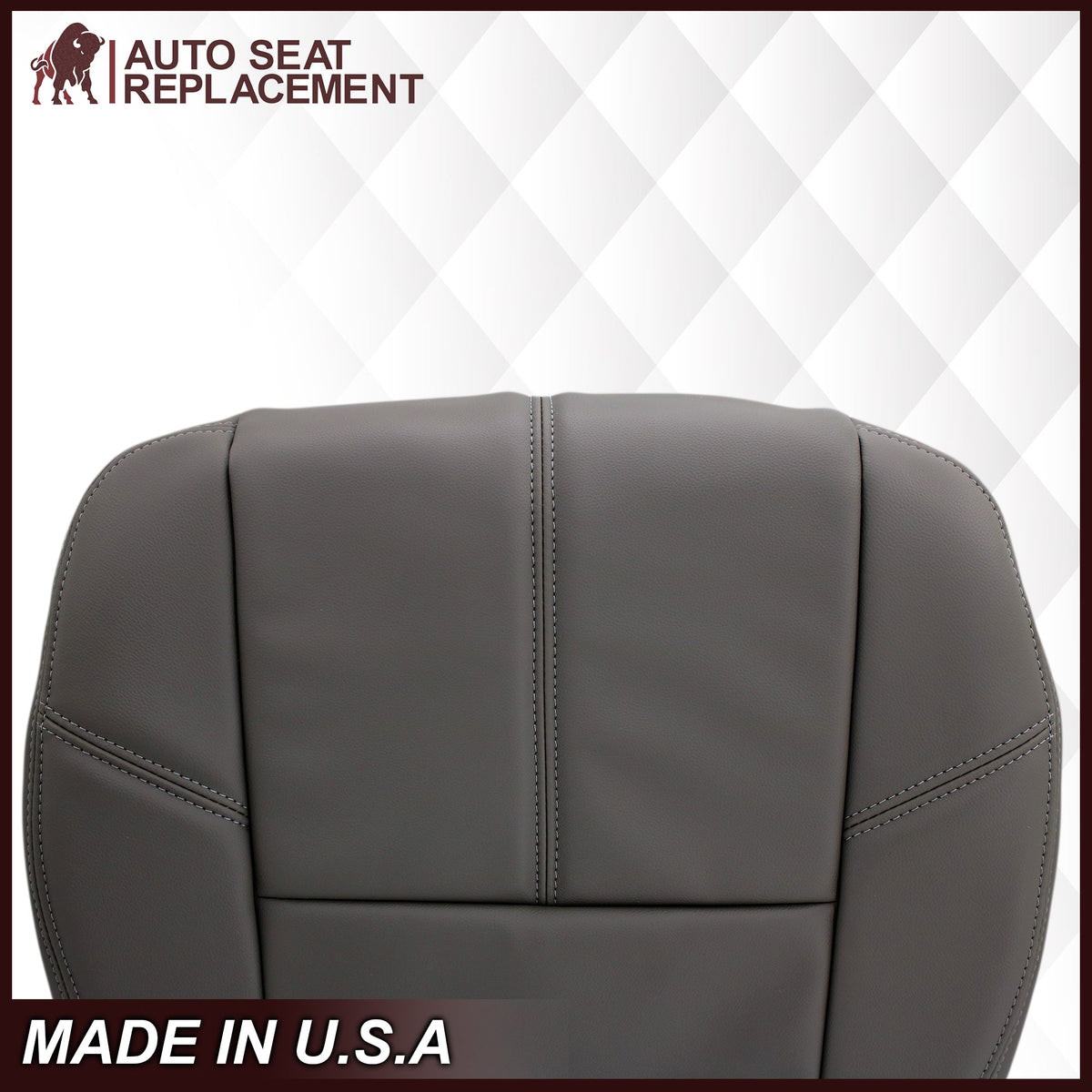 2007-2014 GMC Sierra & Chevy Silverado Work Truck Seat Cover in Dark Titanium Gray: Choose From Variation
