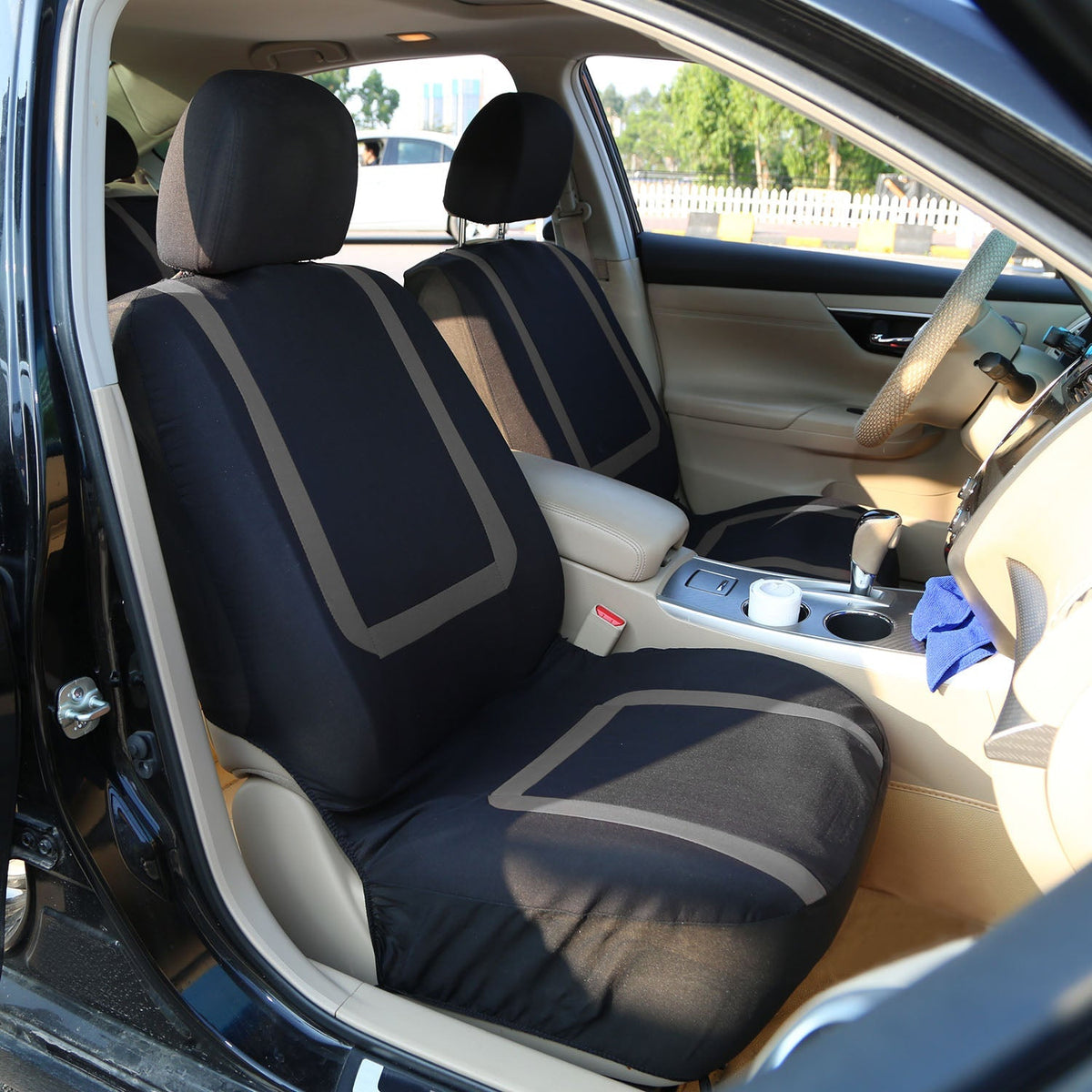 Universal Car Seat Covers | 9-Piece Full Set | Car Accessories