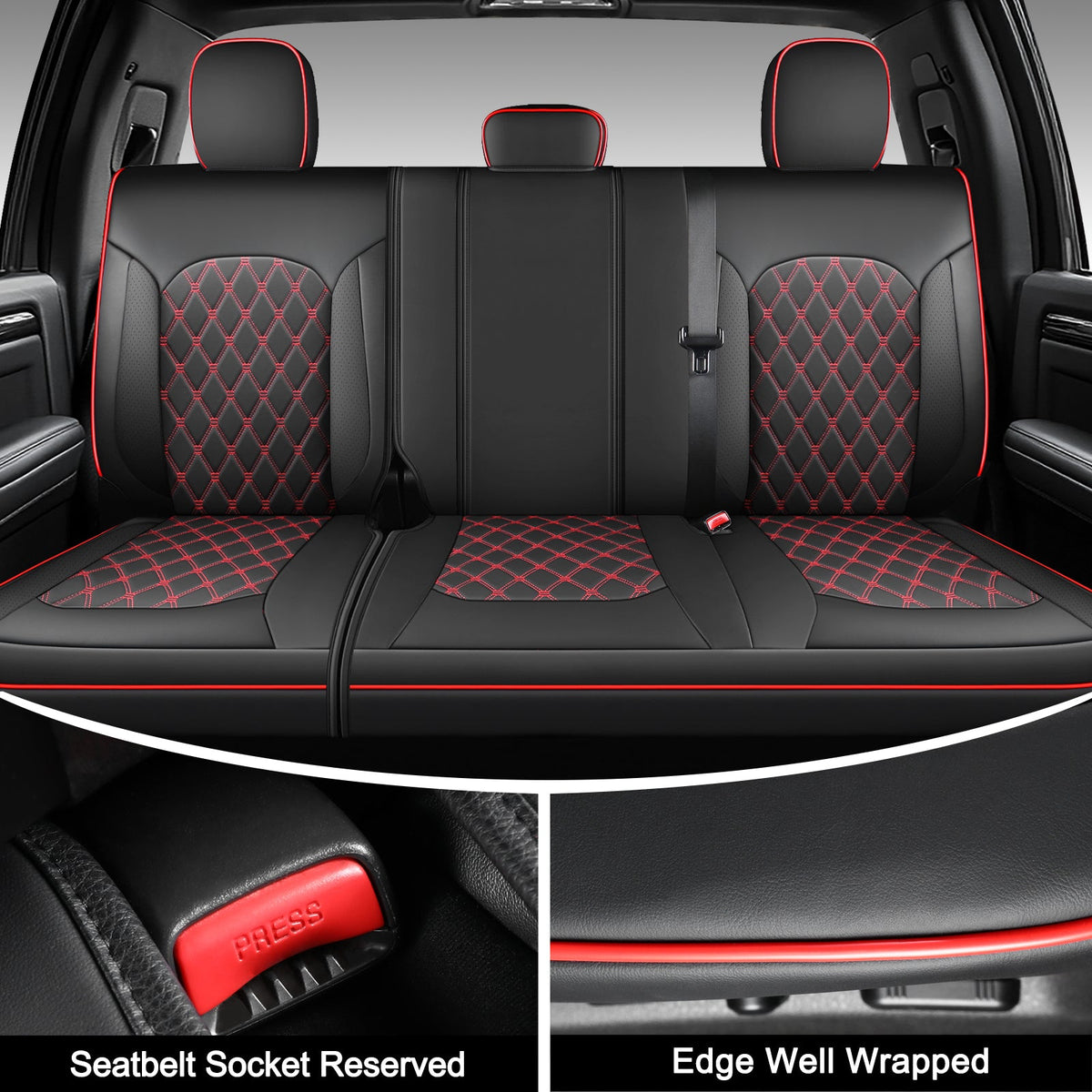 Chevy Silverado GMC Sierra waterproof leather seat covers - view 5