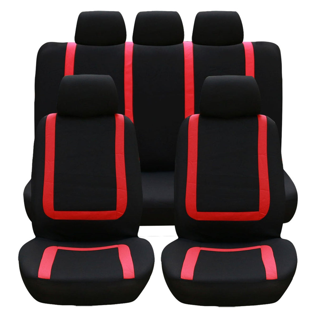 Universal Car Seat Covers | 9-Piece Full Set | Car Accessories