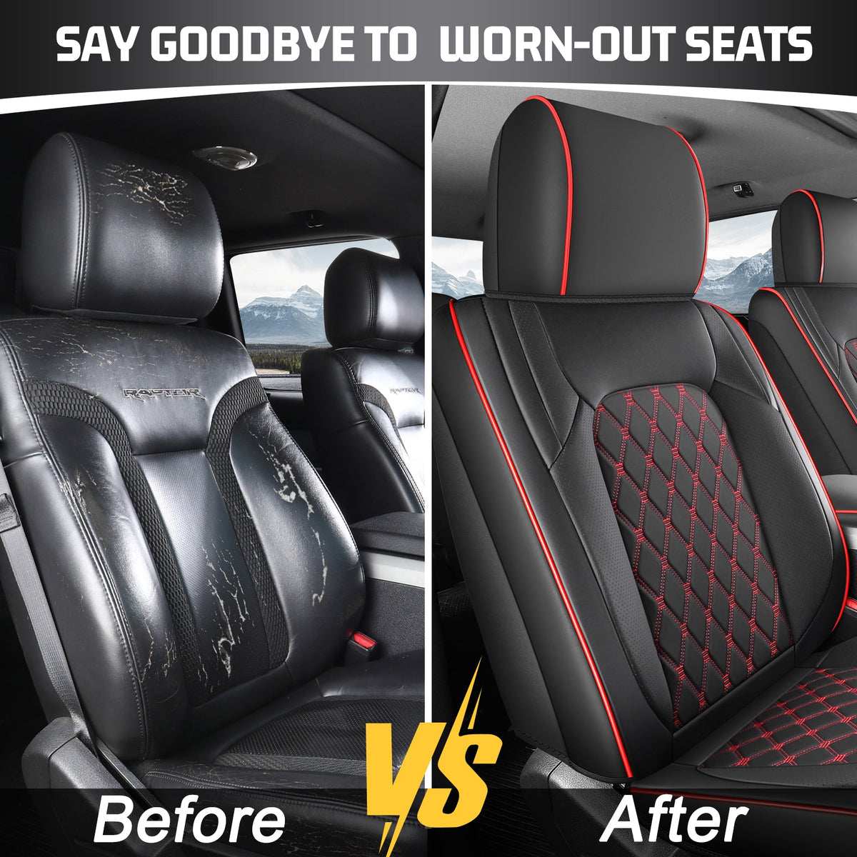 Chevy Silverado GMC Sierra waterproof leather seat covers - view 6
