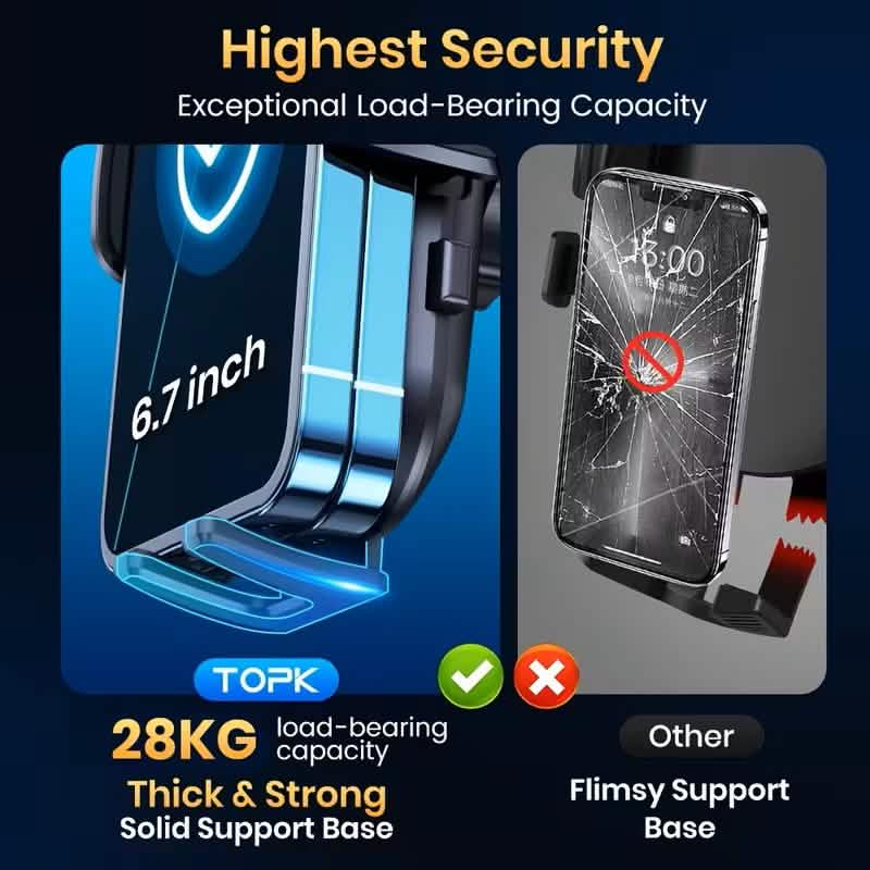 topk d38c adjustable car phone holder