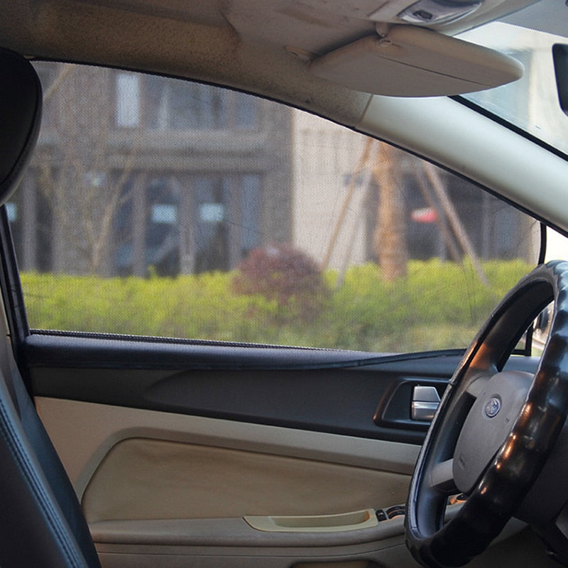 Magnetic car side window sun shade UV protection