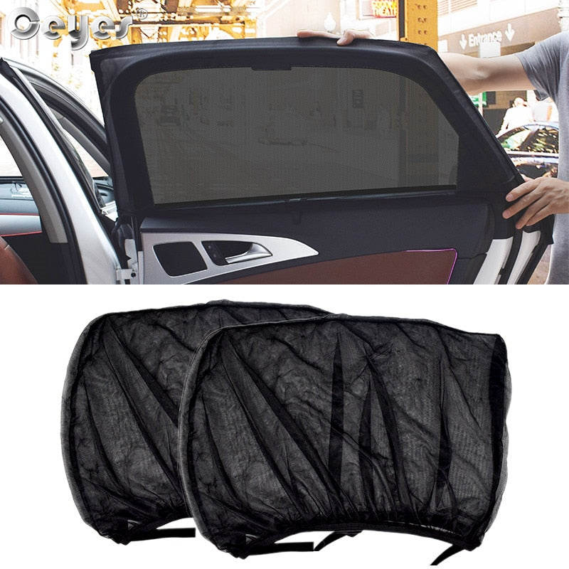Ceyes 2 piece car side window sun shades