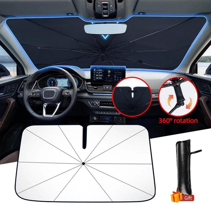 Car windshield sun shade protector