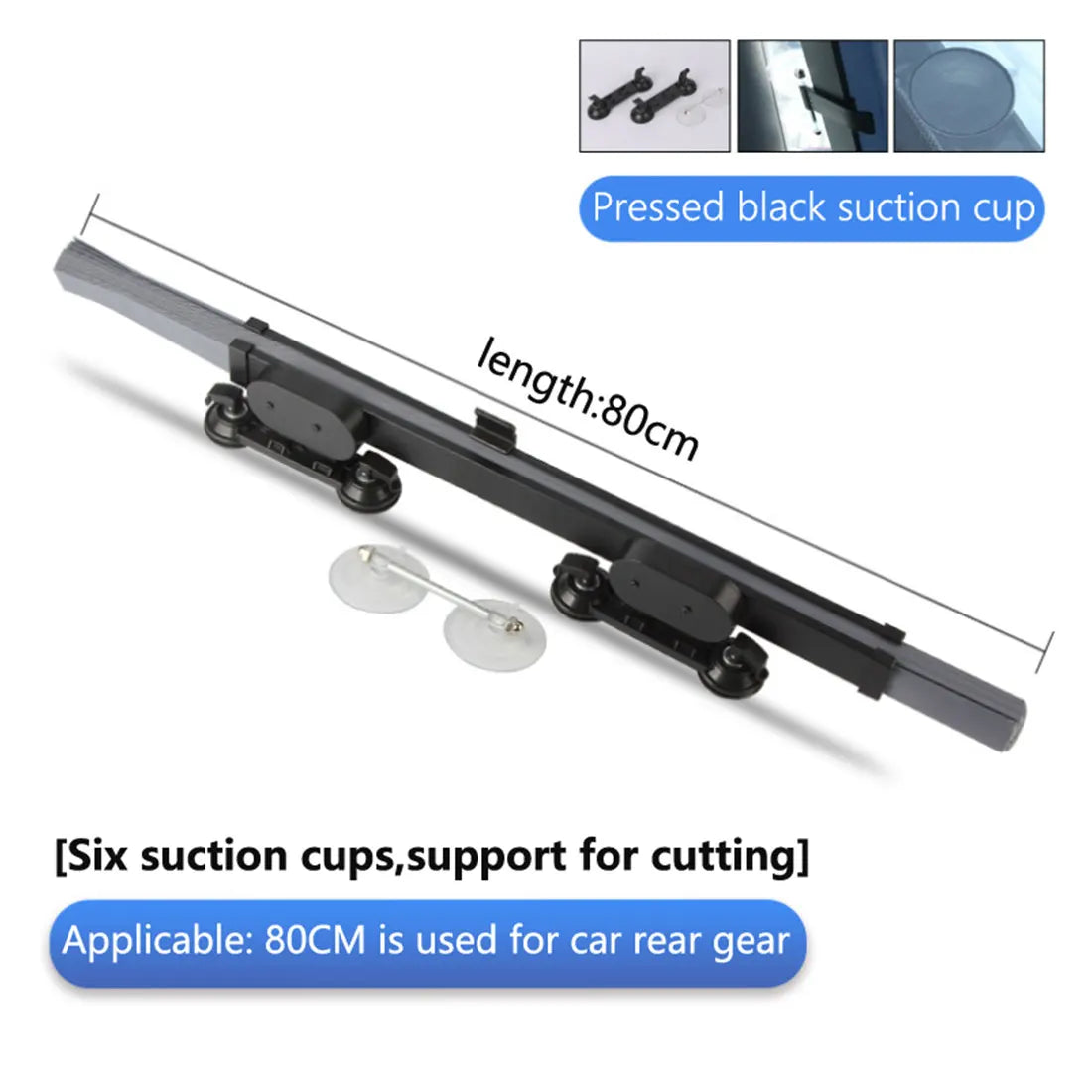 Retractable car windshield sun shade