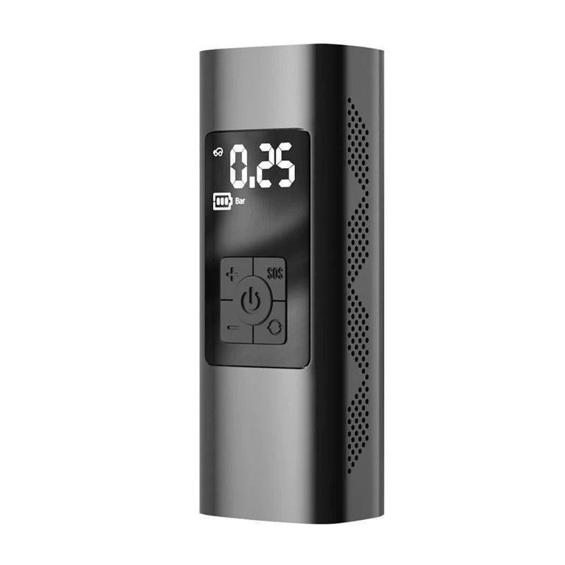 Portable rechargeable cordless tire inflator