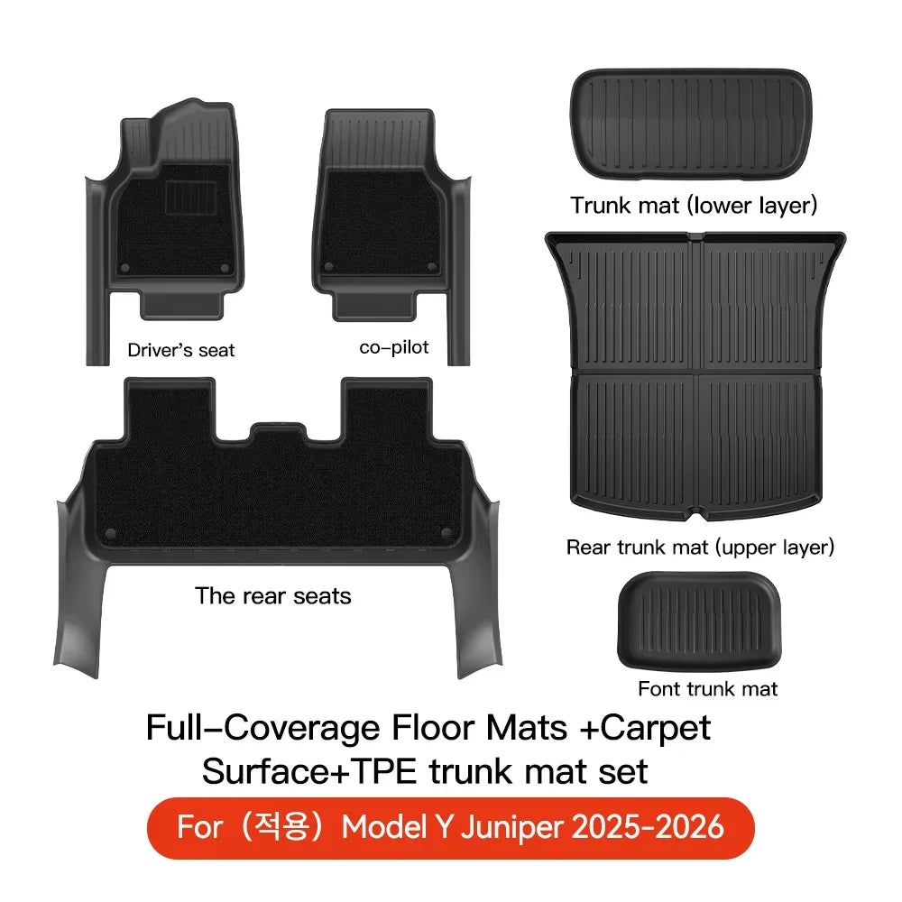 Tesla Model Y Floor Mats & Liners | Car Accessories