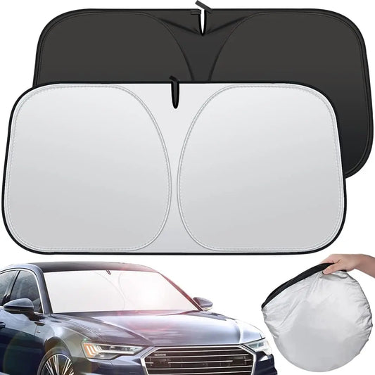 Auto folding car windshield sun shade