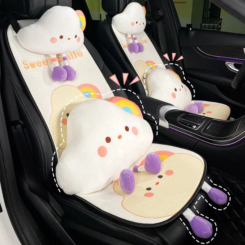 Rainbow Cloud Car Seat Covers & Cushions | Car Accessories