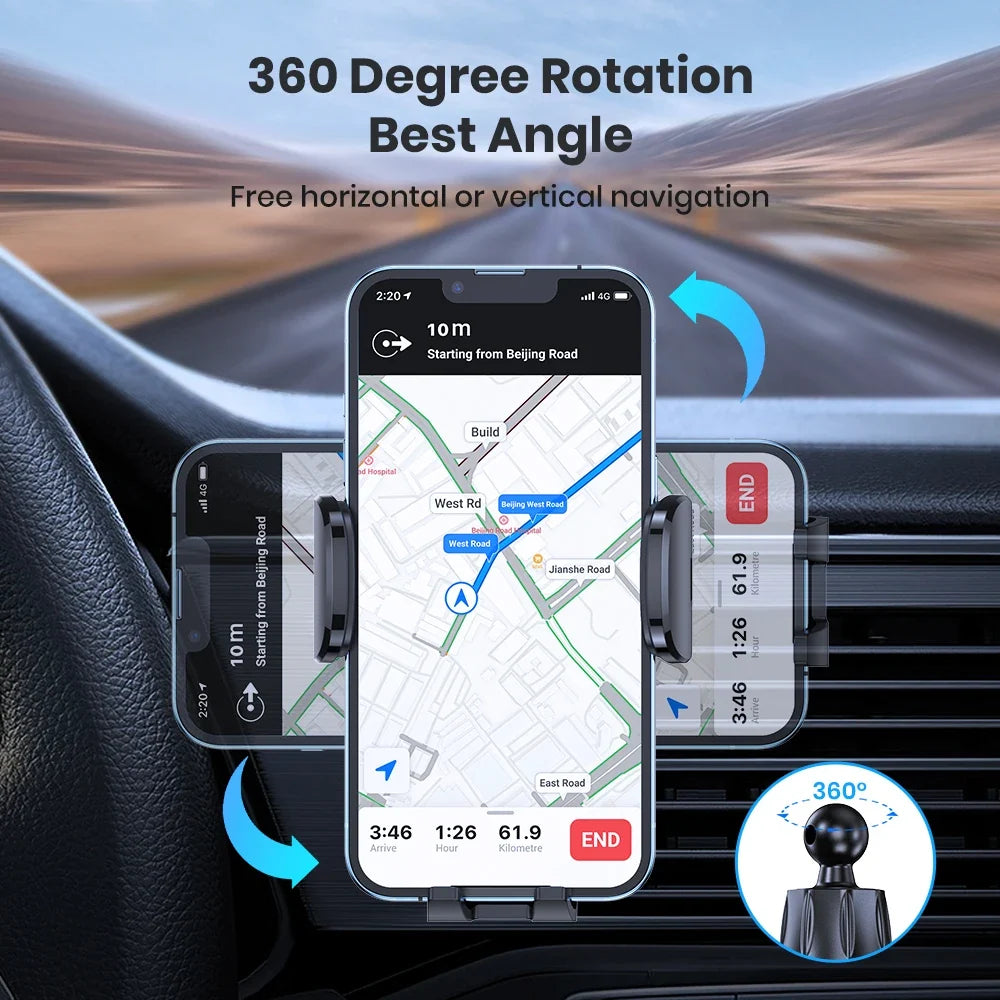 topk universal gravity car phone holder