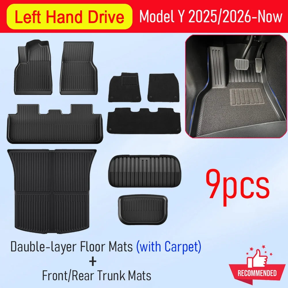 Tesla Model Y Floor Mats & Liners | Car Accessories