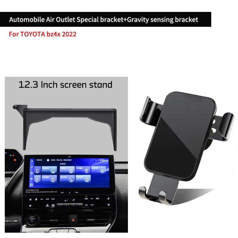 Screen-Mounted Car Phone Holder for Toyota bZ4X