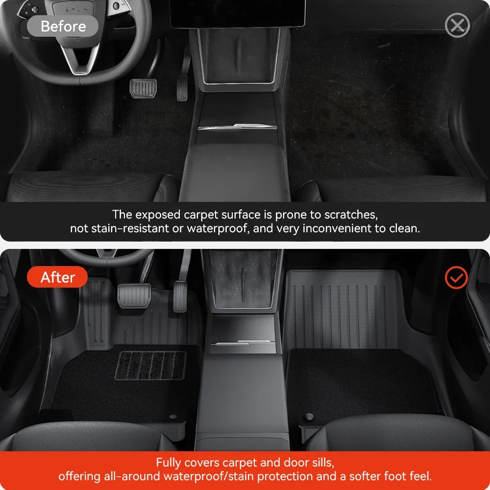 Tesla Model Y Floor Mats & Liners | Car Accessories