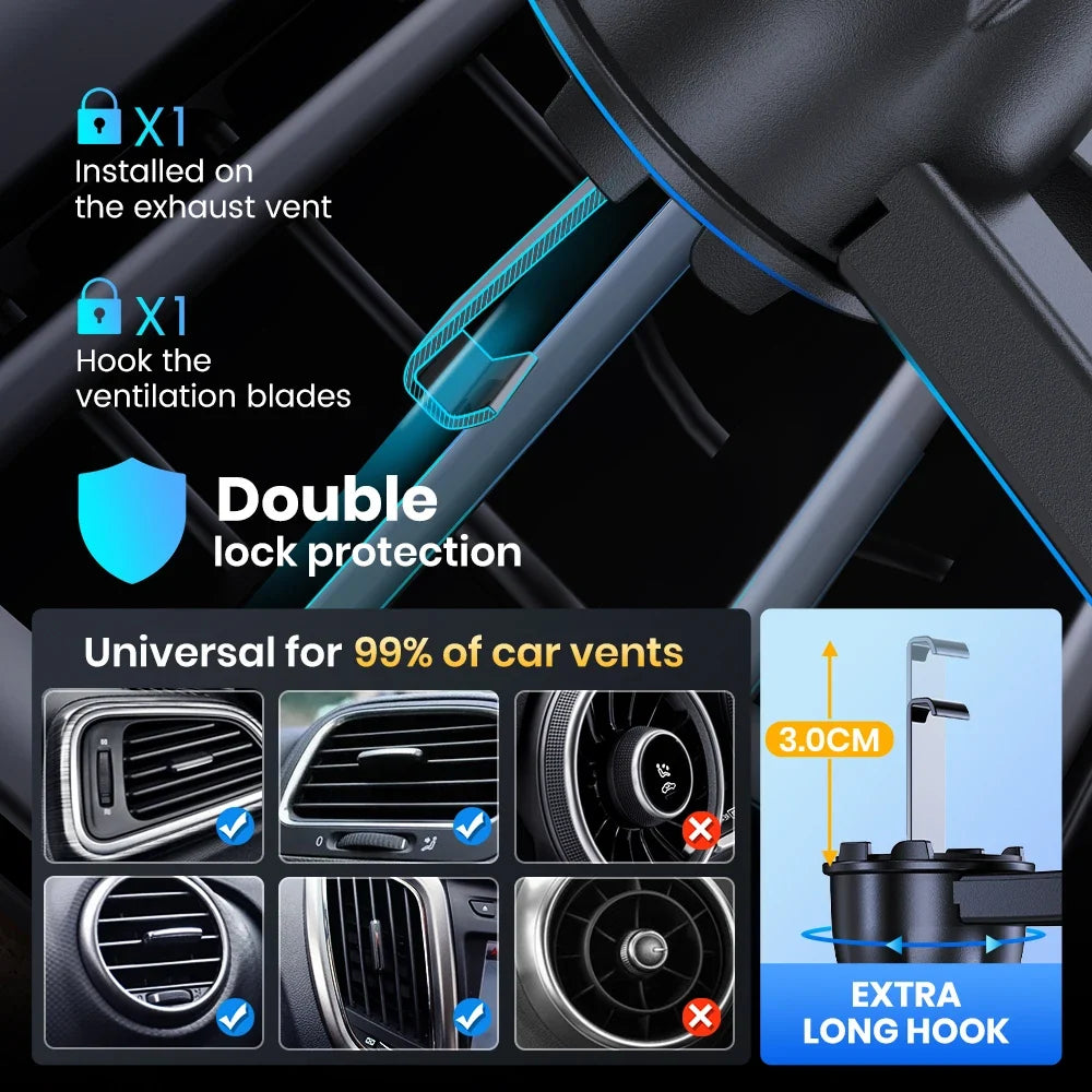 topk universal gravity car phone holder
