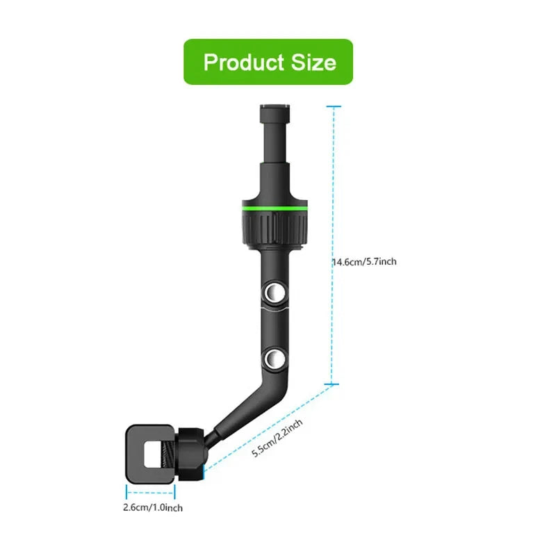 360° rearview mirror car phone holder