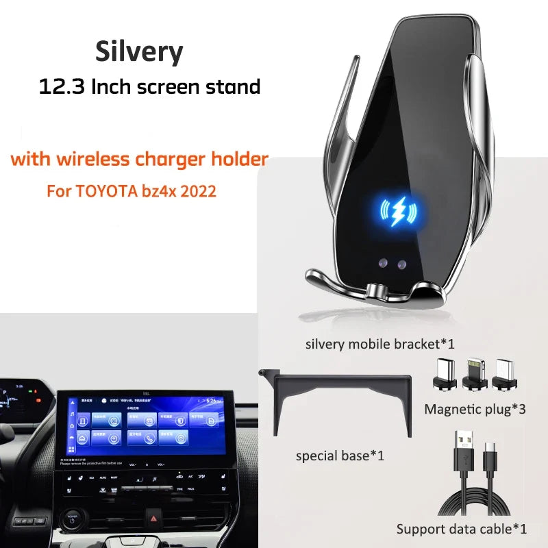 Screen-Mounted Car Phone Holder for Toyota bZ4X