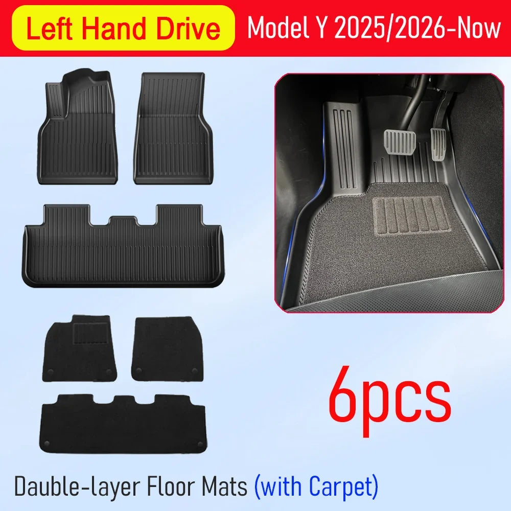 Tesla Model Y Floor Mats & Liners | Car Accessories