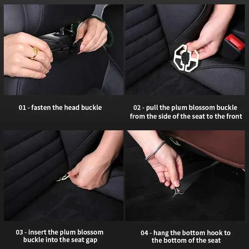 Car Back Seat Organizer Storage Bag with Foldable Table Tray | Car Accessories