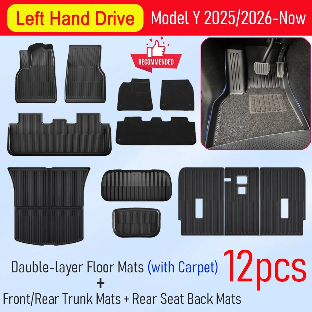Tesla Model Y Floor Mats & Liners | Car Accessories