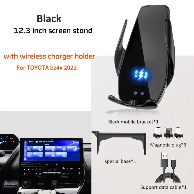 Screen-Mounted Car Phone Holder for Toyota bZ4X