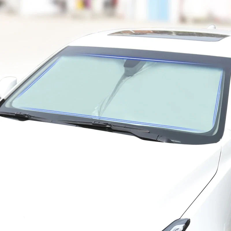 Car front windshield sunshade foldable UV protection