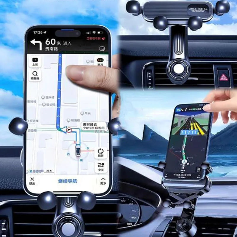 gravity air vent car phone holder for 4.7–7 inch phones