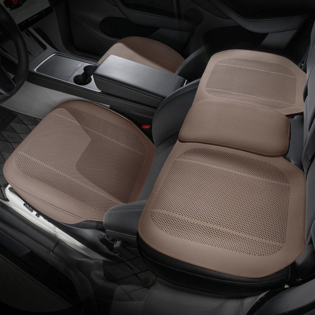 Nappa Leather Car Seat Covers | Tesla Model 3/Y/S/X | Car Accessories