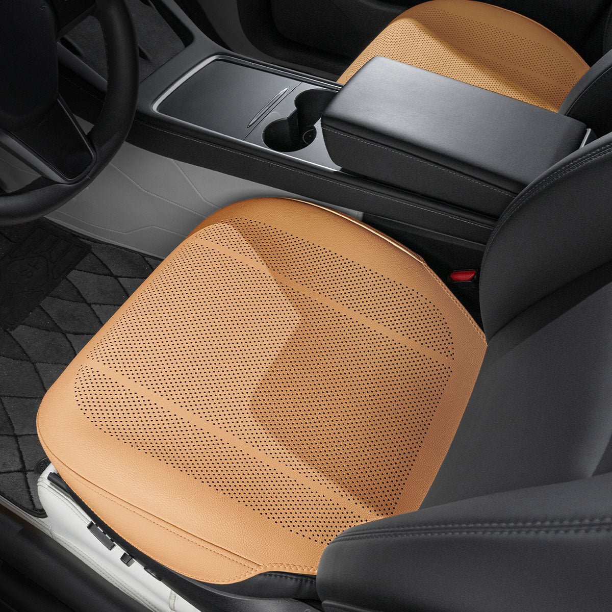 Nappa Leather Car Seat Covers | Tesla Model 3/Y/S/X | Car Accessories