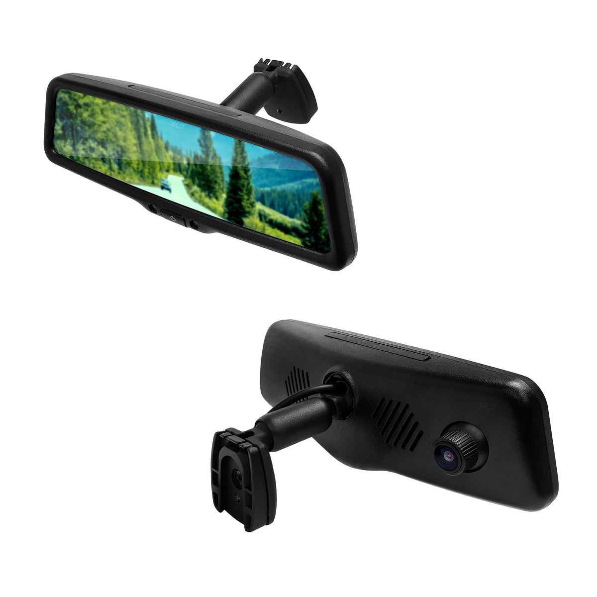 10-inch rear view mirror dash cam with backup camera - view 6