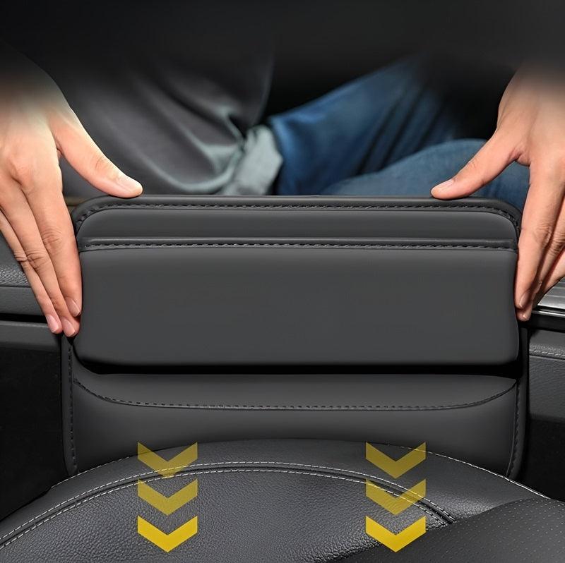 Leather Car Seat Gap Storage Box | Car Accessories