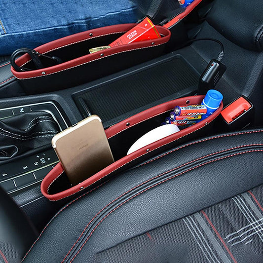 Car Seat Gap Organizer with Storage Pockets & Cup Holder | Car Accessories