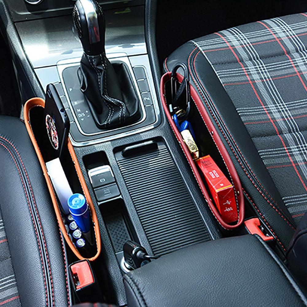 Car Seat Gap Organizer with Storage Pockets & Cup Holder | Car Accessories