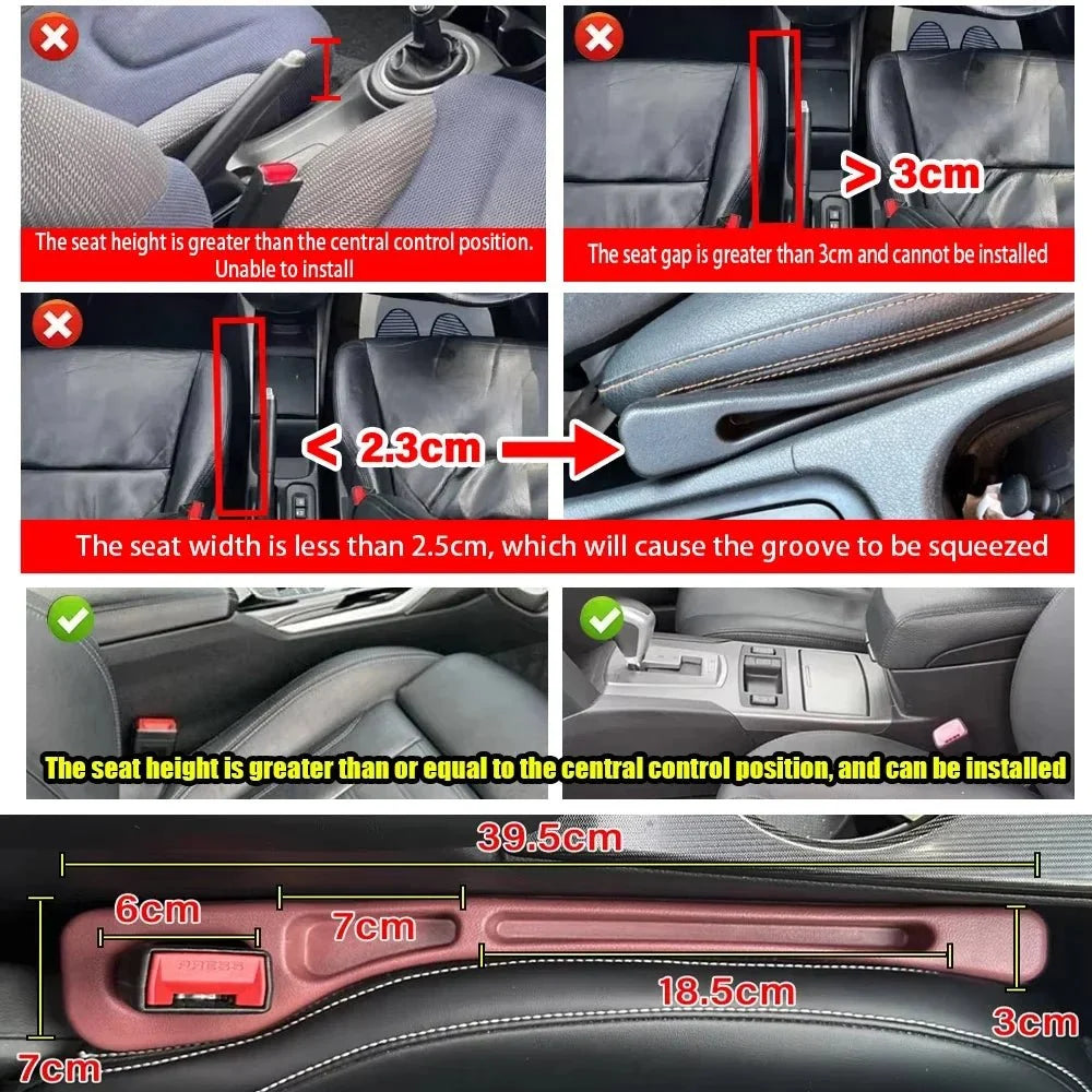 Car Seat Gap Filler – Crevice Storage Organizer | Car Accessories