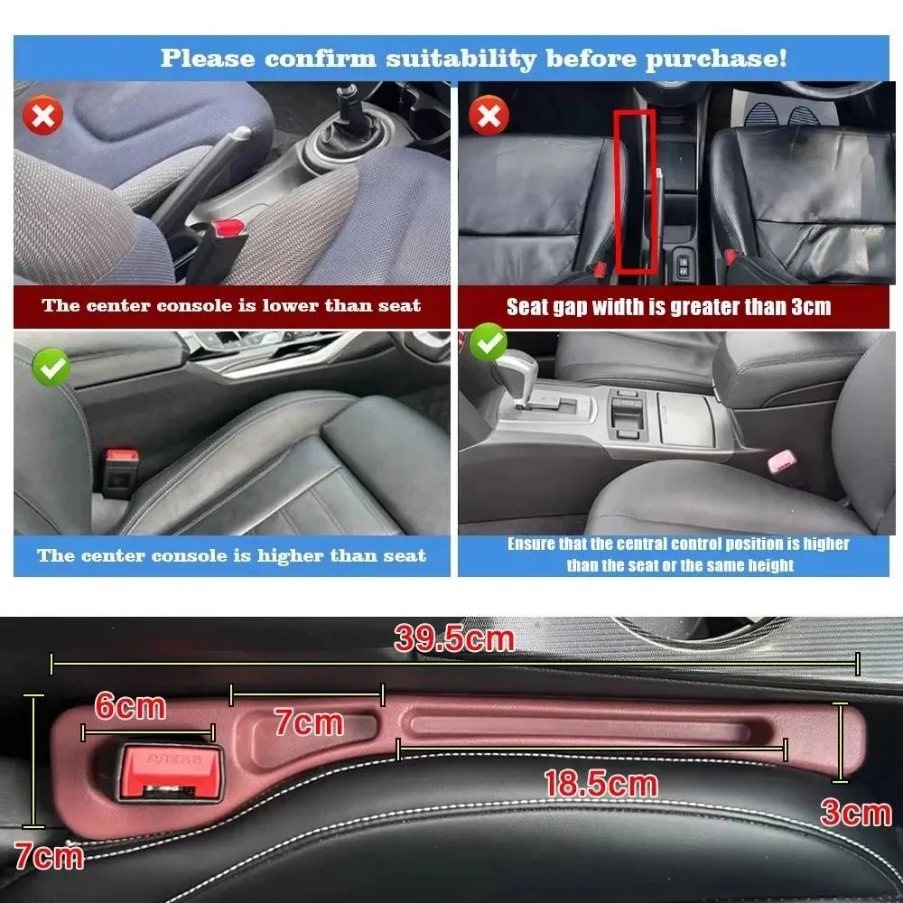 Car Seat Gap Filler – Crevice Storage Organizer | Car Accessories