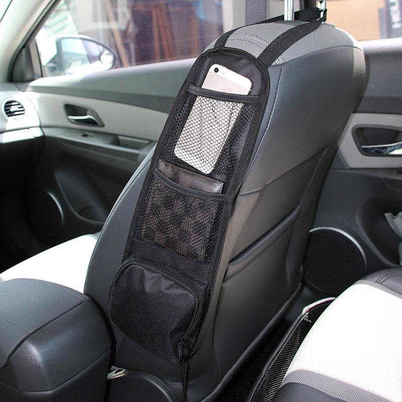 Car Seat Side Storage Organizer – Multi-Pocket Hanging Bag | Car Accessories
