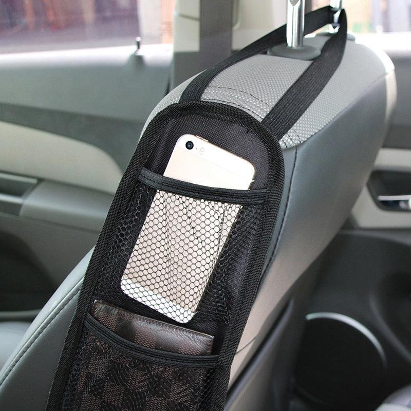 Car Seat Side Storage Organizer – Multi-Pocket Hanging Bag | Car Accessories