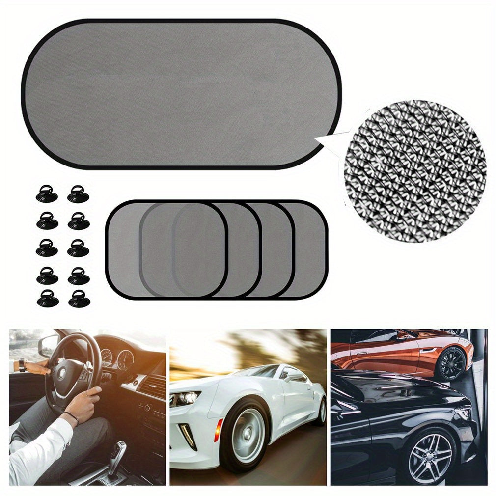 Car side window sunshade socks 5 pack